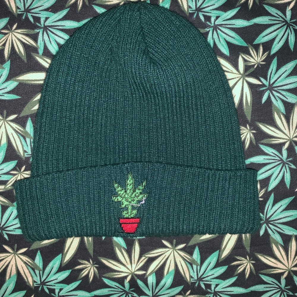 Rsm Plant Green Skully Hat rsmxnyc